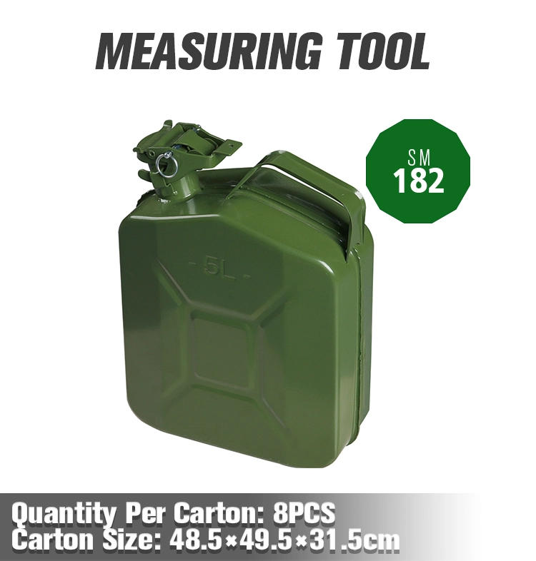 Measuring Tool Jerrycan 5L Surface Powder Coating Cold Rolled Steel